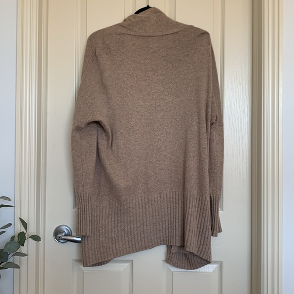 Talula tan cashmere open cardigan - Picture 3 of 6